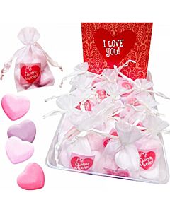 Présentoir Ventes Bain Cœur Fraise