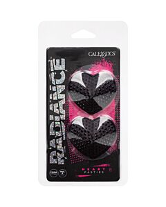 Joyau de Coeur Cache-tétons Glam - Noir