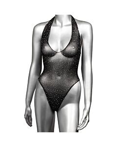 Noir Brillant Plus | Body Radieux Grande Taille Décolleté en V