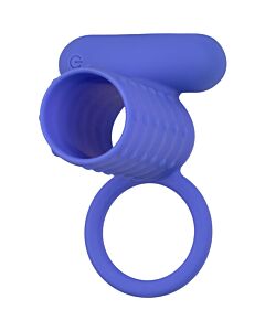 Anneau vibrant en silicone rechargeable : Plaisir vibrant infini