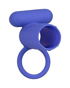 Anneau vibrant en silicone rechargeable : Plaisir vibrant infini