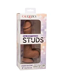 Dildo Double Densité Marron 17,75cm