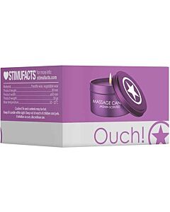 Bougie de Massage Coquine - Violet