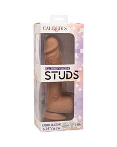 Silicone Double 21,5cm Marron