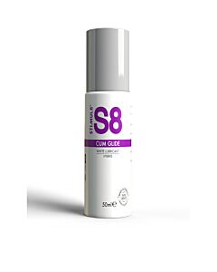 S8 Hybrid Cum Glide 50ml - Lubrifiant hybride conçu pour imiter le sperme.