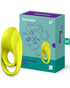 Satisfyer Spectacular Duo Anneau Vibrant Jaune