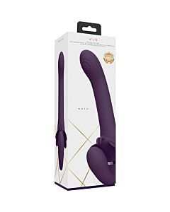 SATU - IMPULSION D'ONDES & GODE CEINTURE VIBRANT SANS SANGLE - VIOLET