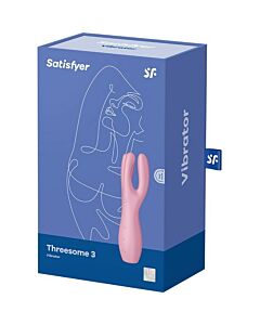 Satisfyer Threesome 3 Vibromasseur Rose - 3 Moteurs Puissants