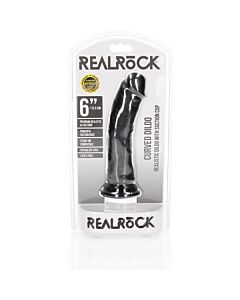 RealRock - Pénis Réaliste Courbé avec Ventouse - 6''/ 15,5 cm