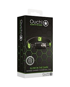 Aïe! Bâillon Cylindrique Brille dans le Noir | Sex Shop