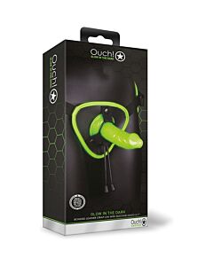 Aïe ! Harnais avec gode ceinture phosphorescent - Glow in the Dark