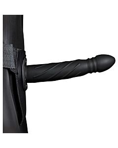 Aïe! Gode Ceinture Creux Tressé Noir 8'' - Sex Shop