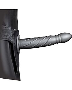 Aïe! Gode Ceinture Creux Tressé Métallisé 8''/20 cm