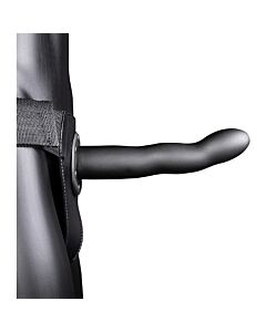 Ouch - Harnais creux courbé métallisé - 8'' / 20 cm