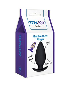 butt plug Bubble joueur noir experts de haut niveau