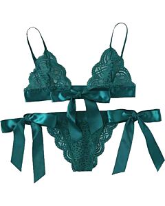 Ensemble de Lingerie Charme Vert
