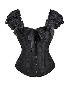 Corset Anges Noir - Taille L