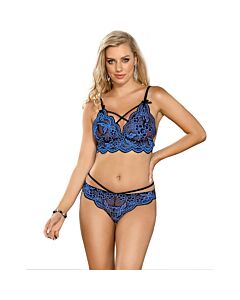 Séduisant Bleu Croisé