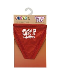 Tanga Amusant Rouge