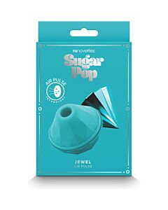 Nouveautés Sugar Pop Jewel Vert - Vibromasseur à Impulsion d'Air