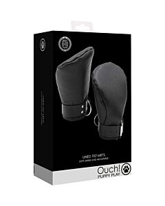 Poignée de chiot - Gants en néoprène - Noir