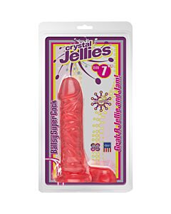 pénis Ballsy realstico basé succin 20 cm rouge