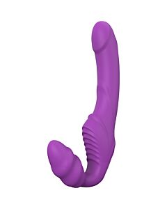 Duo Amoureux Violet - Harnais Double Sans Bretelles