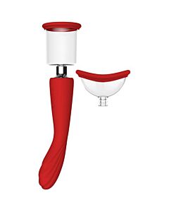 Stimulateur Double Aspiration-Vibration Red Sensation
