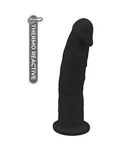 Dildo Real Love 7,5 "Noir - Silicium Premium Double Densité