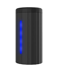 M. Plaisir Chauffage Vibrateur Strokeur - Vibromasseur avec fonction de chauffage - Noir - Silicone/ABS