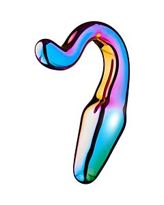 Boule Anale Queue en Verre Brillant 10,5 cm