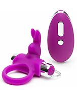 HAPPY RABBIT ANILLO VIBRADOR CONTROL REMOTO LILA