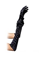 Leg avenue extra longs gants noirs avec des boutons