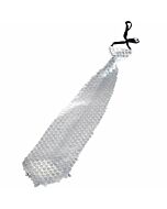 Aliv cravate avec des paillettes d'argent