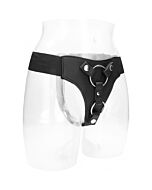 Arnés de doble penetración - negro