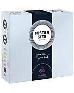 Mister taille 64mm - pack de 36 conservativos