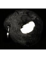 Bouchon argenté avec queue noire