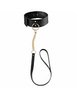 Bijoux indiscrets maze  collar negro con correa