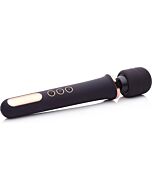 Baguette de massage en silicone Scepter 50x - Noir / Or