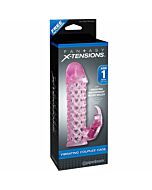XTensions vibrateur rose deux manches de la cage