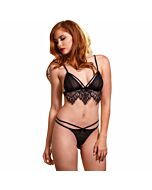Leg avenue dentelle chantilly soutien-gorge et string