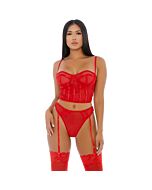 Mettez le joint torique sur la jupe de lingerie rojo