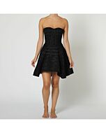 Corset con falda teenager negro