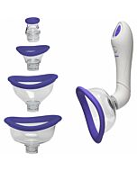 Bloom - Ventouse Clit & Nipple / Violet, Blanc