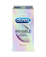 Préservatif Durex UltraGlide 12 unités.