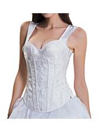 Corset con tirantes west-end blanco