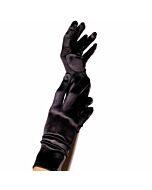 Gants en Satin Noir Séducteur