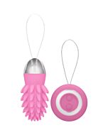 Mason huevo vibrador control remoto rosa