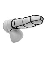 Fétiche élite fantastique envoyé gaine et anneaux noirs pour pénis