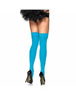 Leg avenue nylon bleu collants opaques néon
